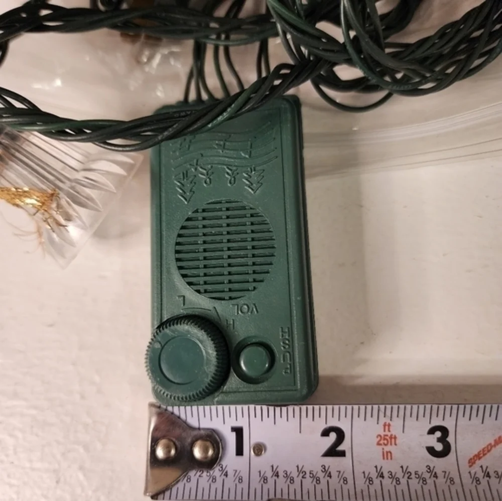 Vintage White‎ Bell Shaped Christmas Tree Lights With Music Player